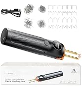 Diymore Cordless Plastic Welder Kit, 4000mAh Portable Welding Gun with 400 PCS Hot Staples for Bu...
