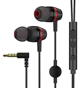 1Mii Wired Earbuds with Microphone & Volume Control, in-Ear Headphones Magnetic with Deep Bass, N...
