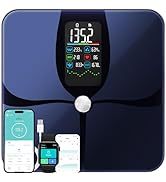Smart Scale for Body Weight and Fat: Body Fat Scale with 4.68 inch Large Display, Scale with BMI ...