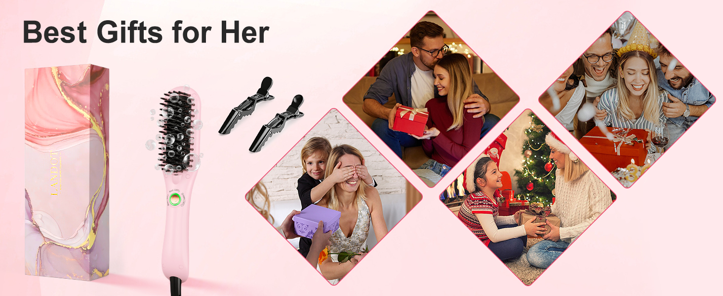 dual voltage straightening brush