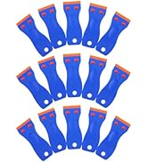 DOITOOL 20pcs Durable Plastic Glue Scraper Sharp Adhesive Removal Tool for Efficient Cleaning Vin...