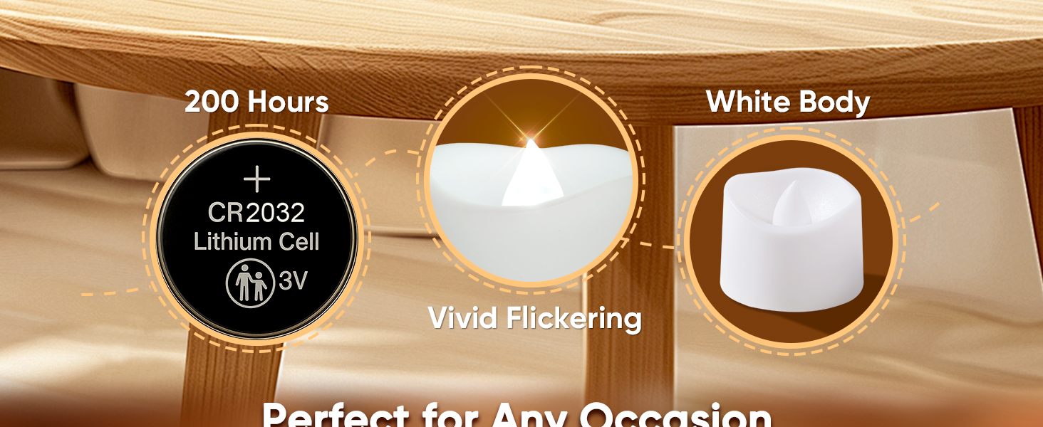 battery operated tea lights candles
