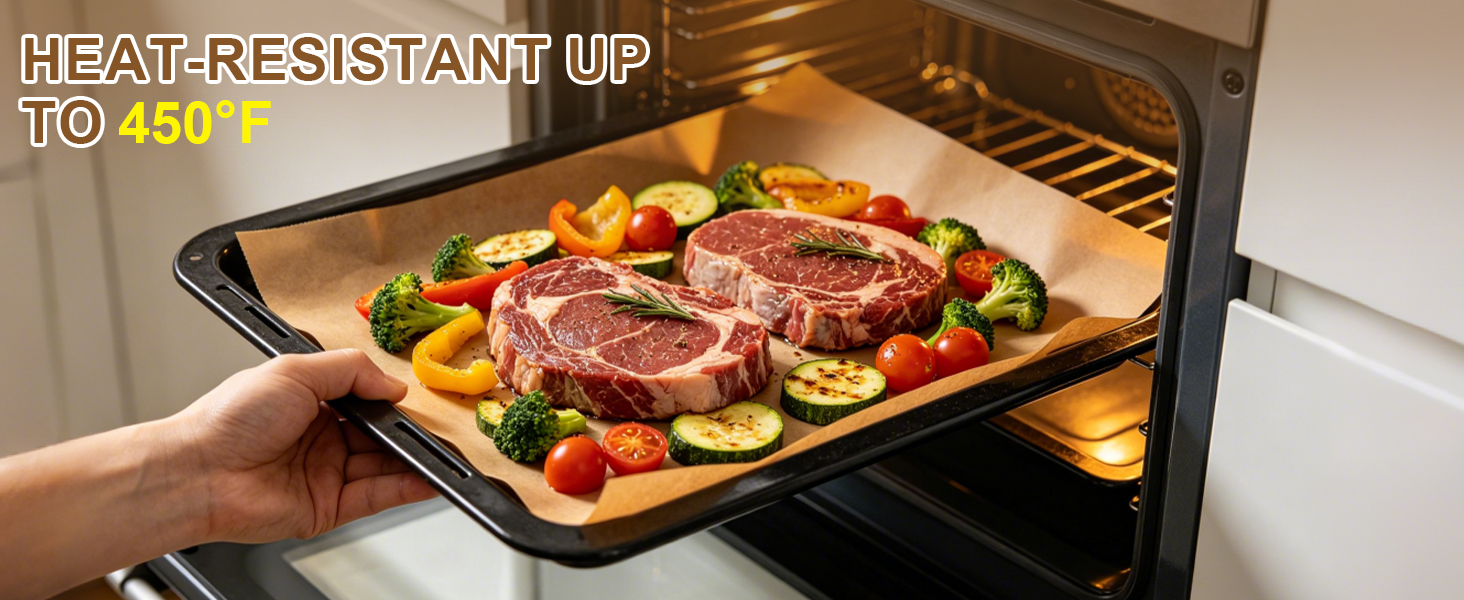 Heat-resistant up to 450°F, safe for air fryer, oven, and microwave.