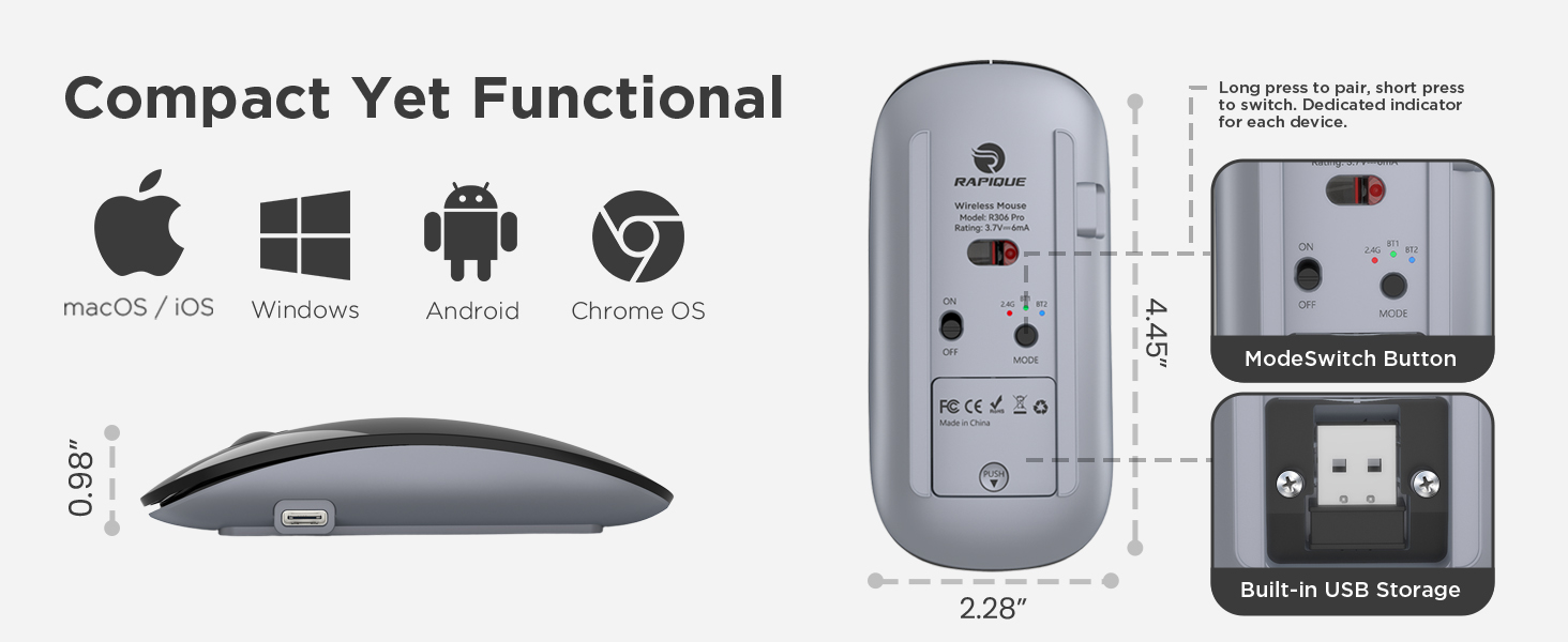 R306 PRO Wireless Mouse