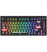 DAREU EK75RT Rapid Trigger Wired Gaming Keyboard, Hall Effect Magnetic Switch Mechanical Keyboard...