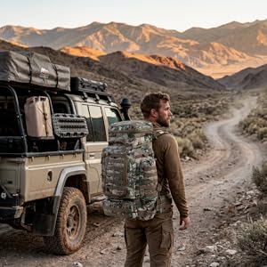 large camouflage range pack hunting backpack molle pack for camping bushcraft adventure
