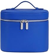 honitty Makeup Bag, Travel Make up Case with Compartments and Handle, Portable Cosmetic Organizer...
