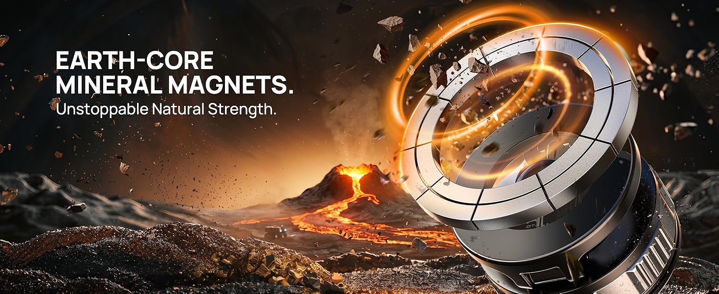 Earth-Core Mineral Magnets. Naturally Unstoppable Force.
