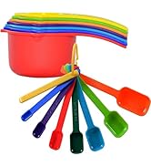 DOTINGHUX Measuring Cups and Spoons Set of 15,Assorted Colors