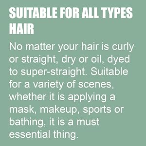 suitable for all types hair towel