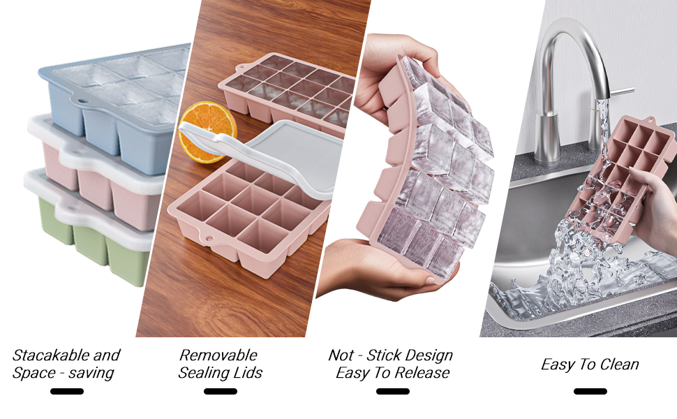 Food Grade Silicone lce Cube Trays