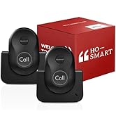 Hosmart Intercoms Wireless for Home, 2024 New Rechargeable Full Duplex Caregiver Pager for Elderl...