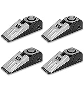 Lancoon 4 Pack Door Stop Alarm, 120dB Loud Portable Wedge Entrance Alert Anti-Theft Burglar Safet...