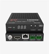 ToVi 1080p AV Over IP Receiver with H.265/H.264, PoE, RS-232, Audio Embedding/Extraction, Video W...