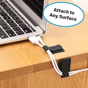 Adhesive Cable Management Solution for Desk Image