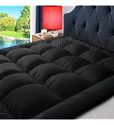 ELEMUSE College Dorm Twin XL Extra Thick 1300gsm Mattress Topper | Overfilled Pillow Top with Baf...