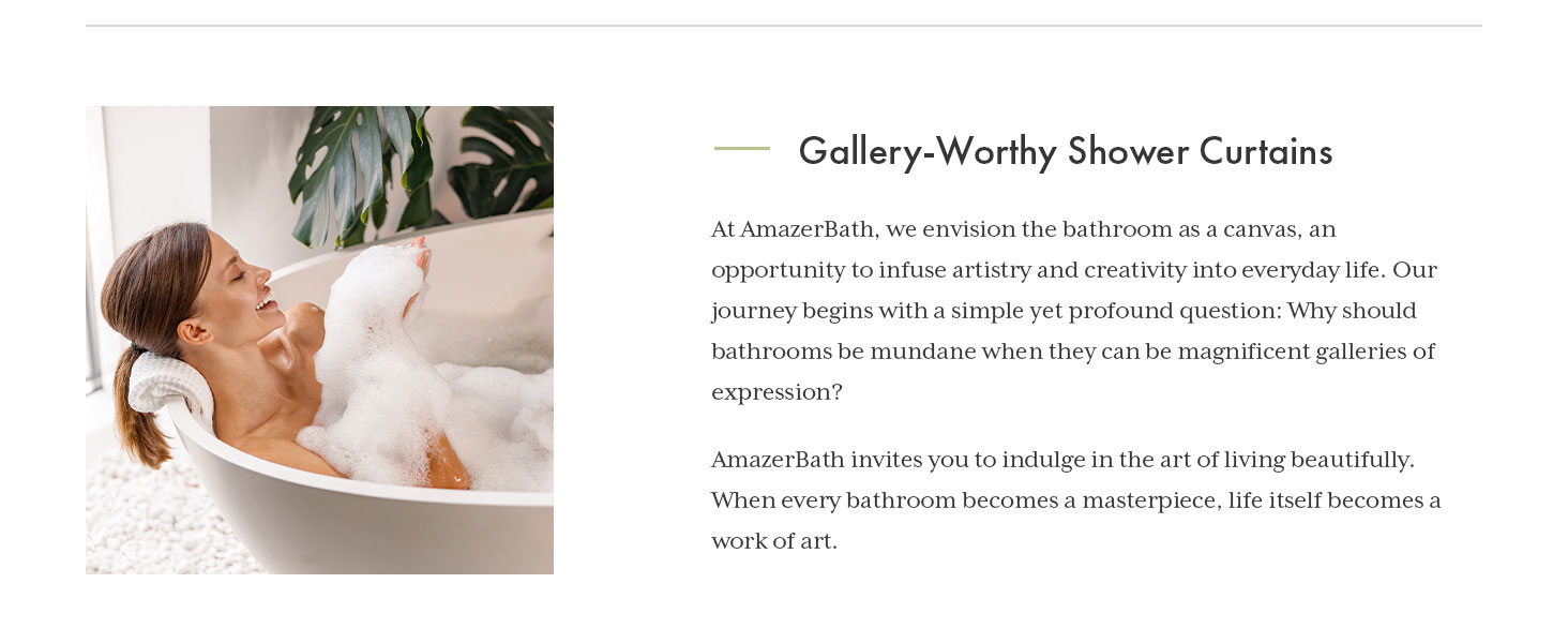 shower curtain