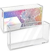 Clear Acrylic Case Compatible with Prismatic Evolutions Super Premium Collection Box, Stackable 8...