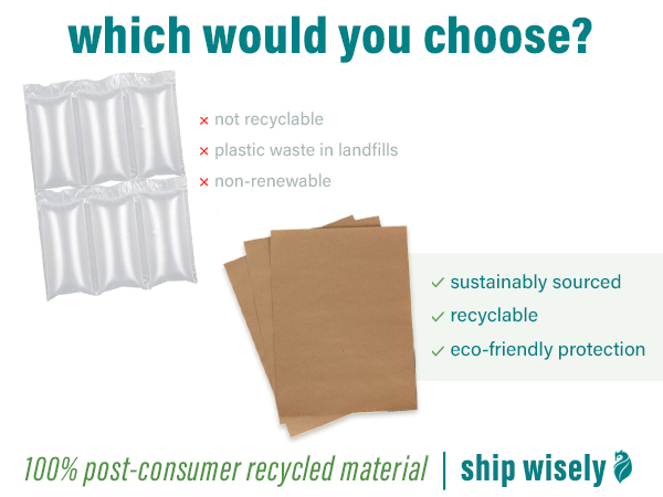 Elementree Void Fill Sustainable Kraft Packing Paper for moving shipping and storage