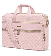 MOSISO 15-15.6 inch Laptop Bag, Briefcase for Women&Men, 16 inch Square Quilted Computer Messenge...