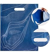 Rainbows & Lilies 100 Merchandise Bags 12"x15" - Plastic Bags with Handles, Retail Shopping Bags ...