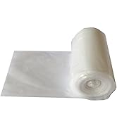 PlasticMill Plastic Tablecloth: Clear, 1.5 Mil, 66x108, 70 Pack.