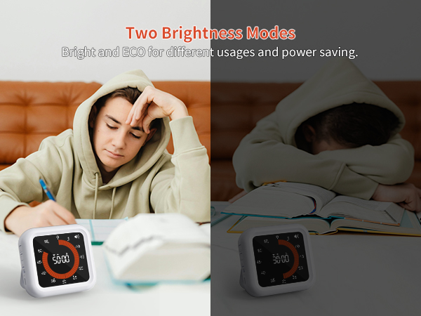 timer brightness adjustable