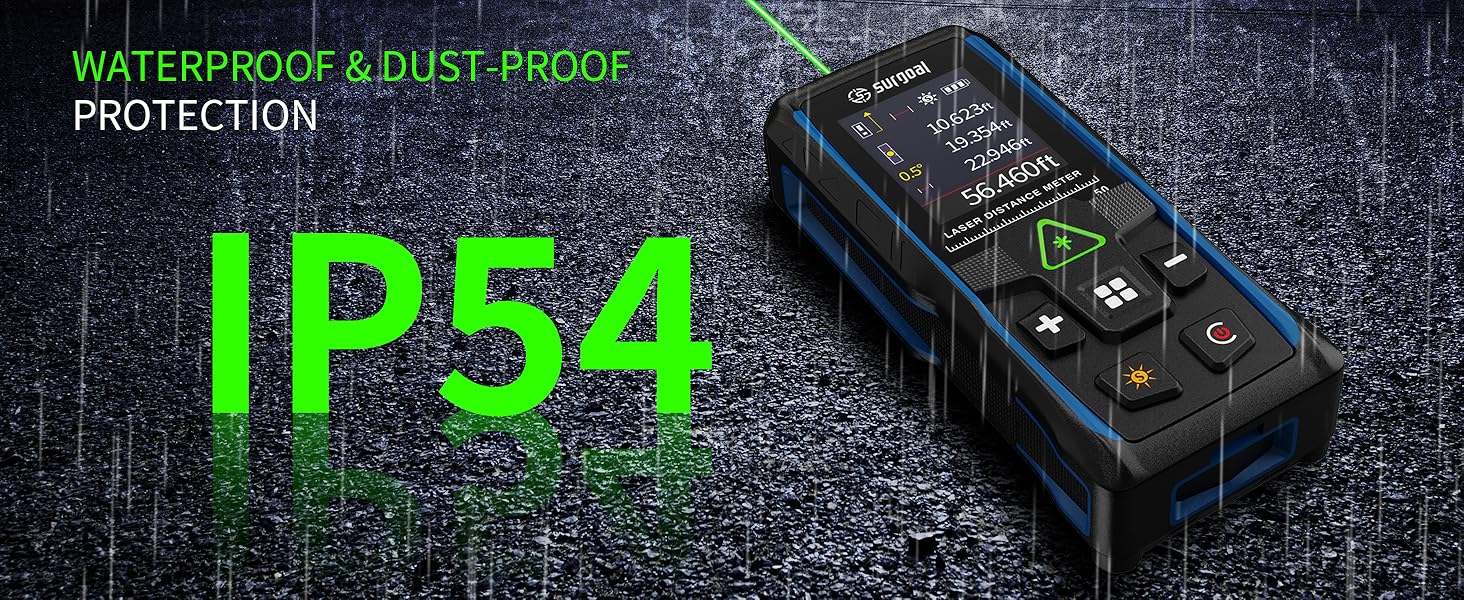 IP54 waterproof &amp; dust-proof protection