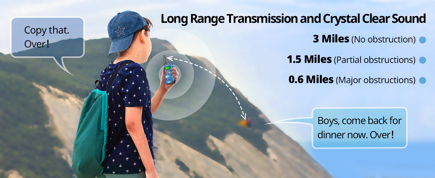 long range and crystal clear sound