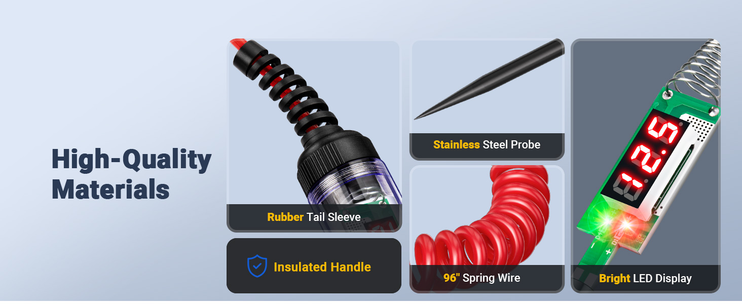 test light with voltage display
