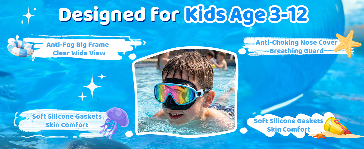 goggles for kids 3-12
