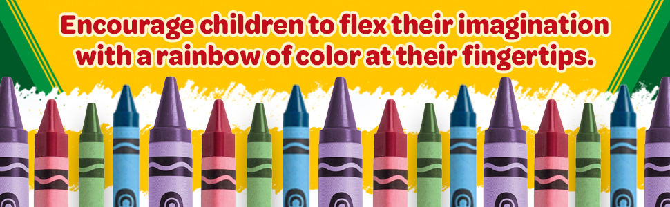 Encourage children to flex their imagination with a rainbow of color at their fingertips