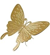 Pasiir Gold Butterfly Figurine Home Decor, Solid Metal Butterfly Centerpiece Decoration, Mini Ins...