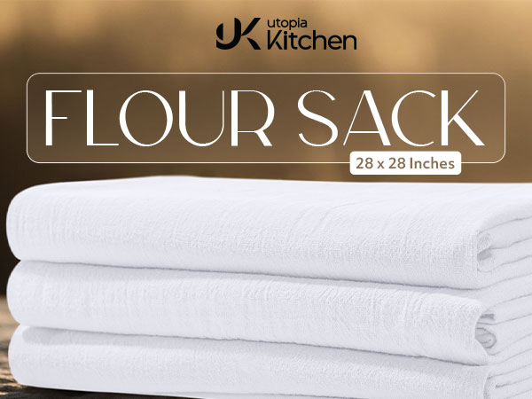 utopia white kitchen towels cotton dishcloths