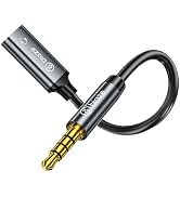 biaze USB C Female to 3.5mm Male Audio Cable Cord Analog Cable Type-C Converter Headphone Jack Ad...