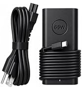 Nivjuky 65W USB C Power Adapter Compatible with Dell Laptops | for Latitude/Chromebook/XPS, USB C...