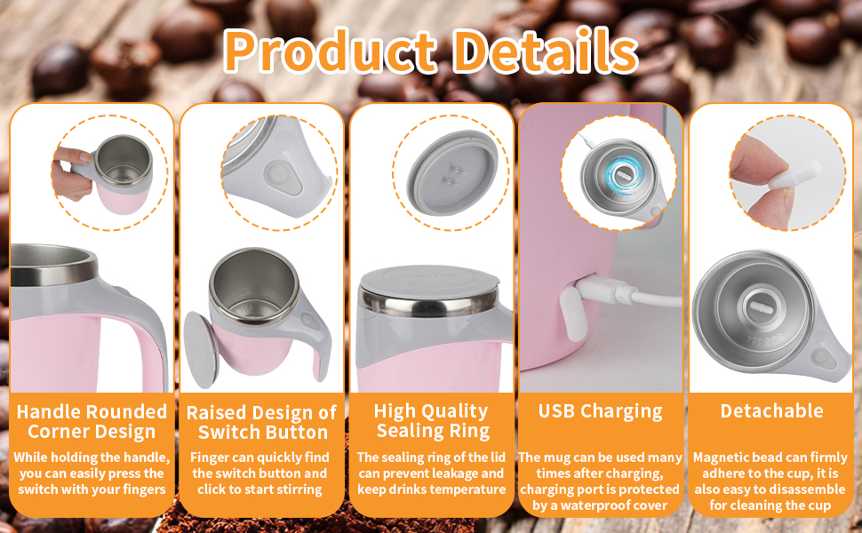 Electric Self Stirring Cup