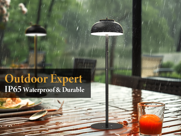 outdoor table light waterproof