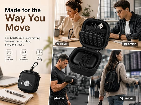 Earbud Case for TAGRY X08 Bluetooth Headphones