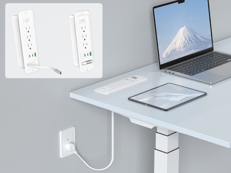 furniture recessed power strip
