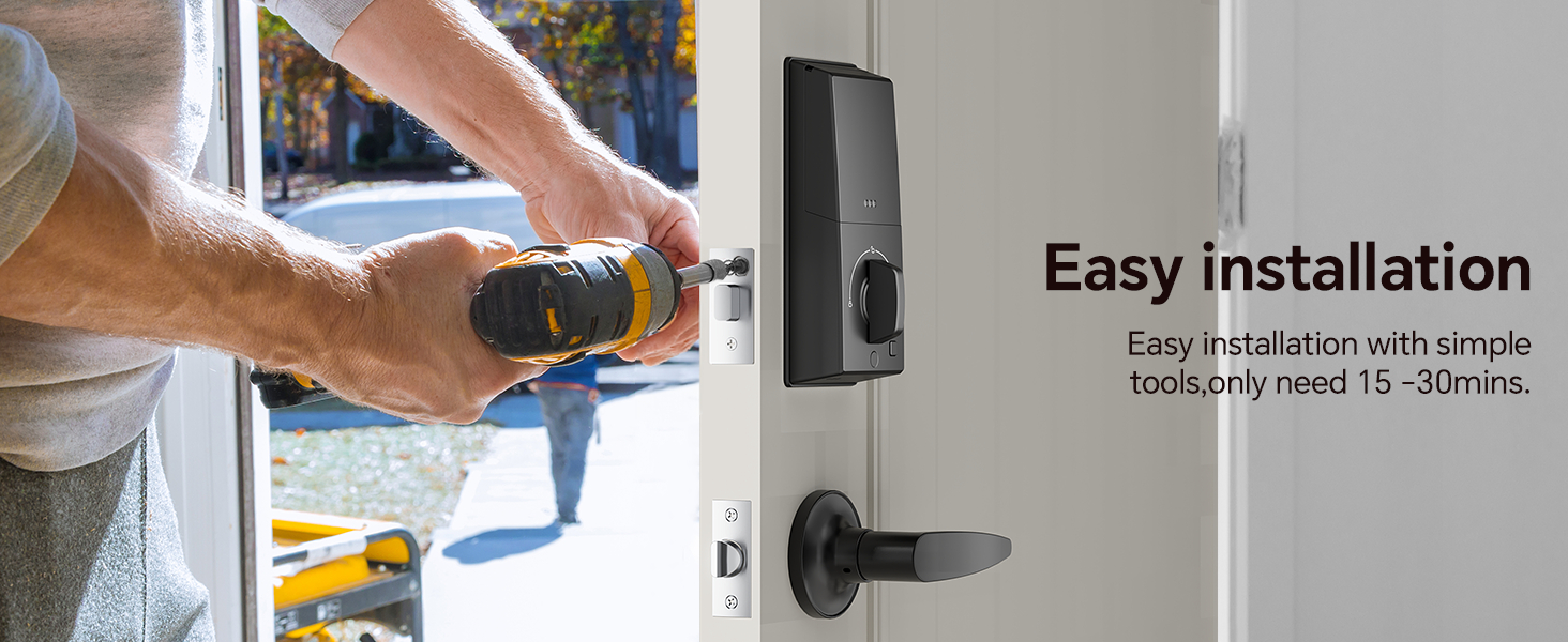keyless entry door lock