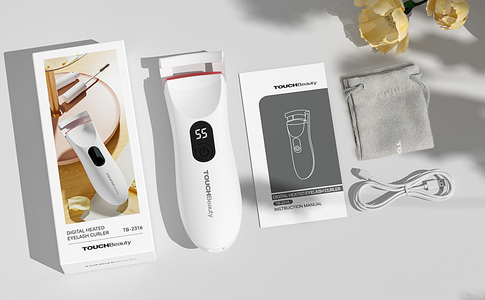 Rechargeable eyelash curler
