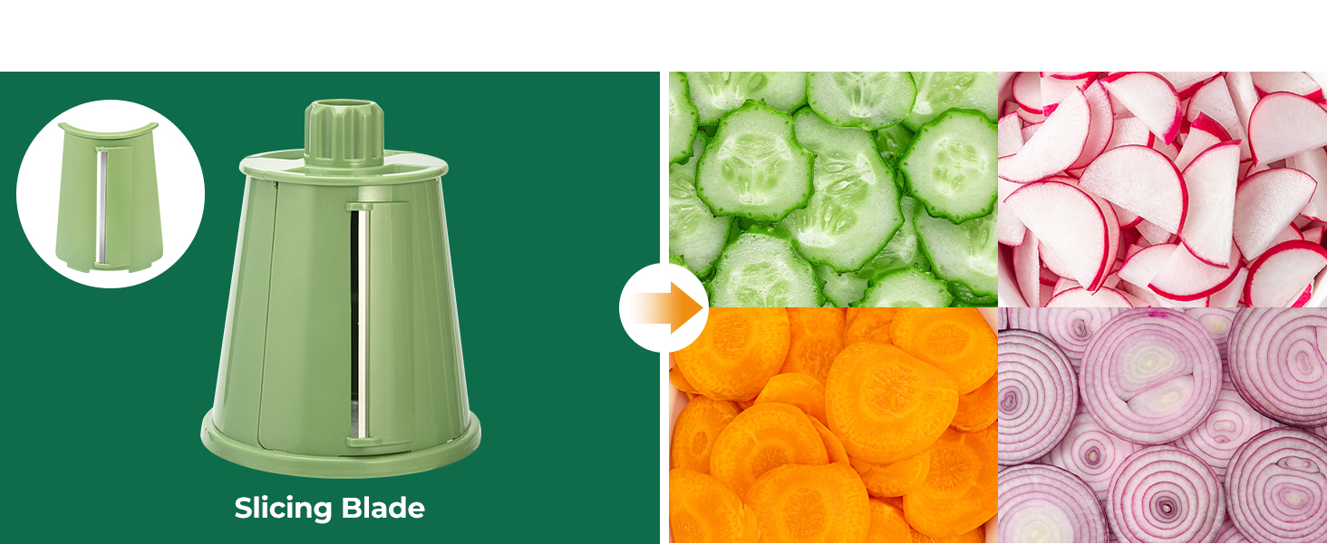 vegetable and vegetable grater