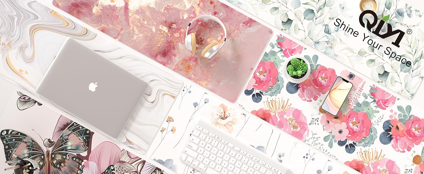 QIYI Large Mouse Pads with Various Colors to Choose