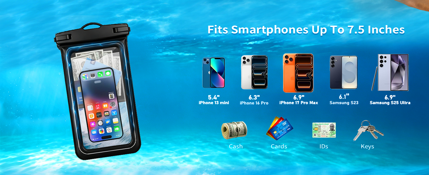 cellphone waterproof pouch