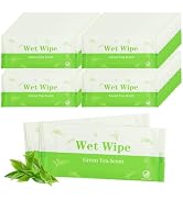 Hipruict Individual Hand Wipes, 300 PCS Wet Wipes Individually Wrapped, Wet Napkins Travel Size f...
