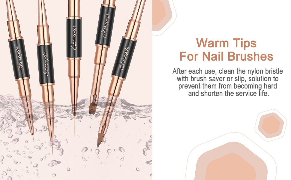Warm Tips For Nail Brushes