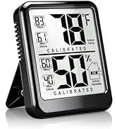 Antonki Room Thermometer, Digital Small Hygrometer Indoor Thermometer Humidity Gauge, Temperature...