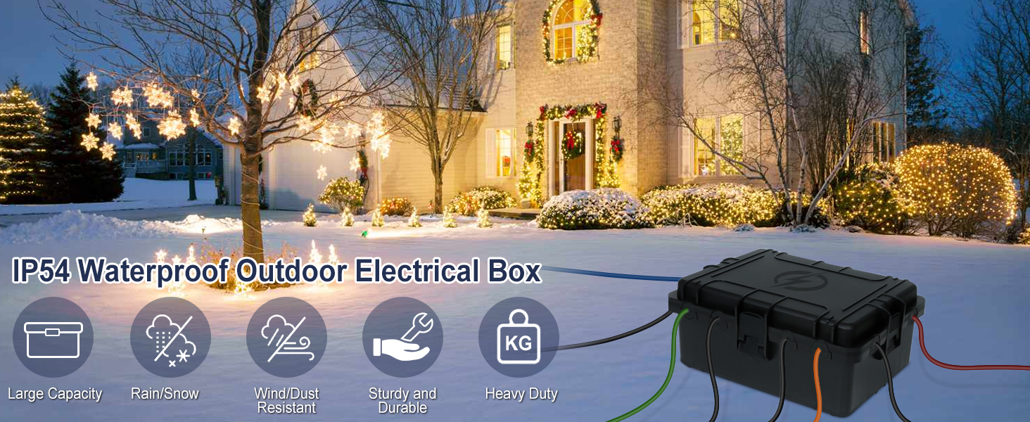 outdoor electrical box waterproof