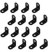 L Bracket Corner Brace Joint Right Angle 90 Degree Fastener Wood Support for Shelves Braces Mount...
